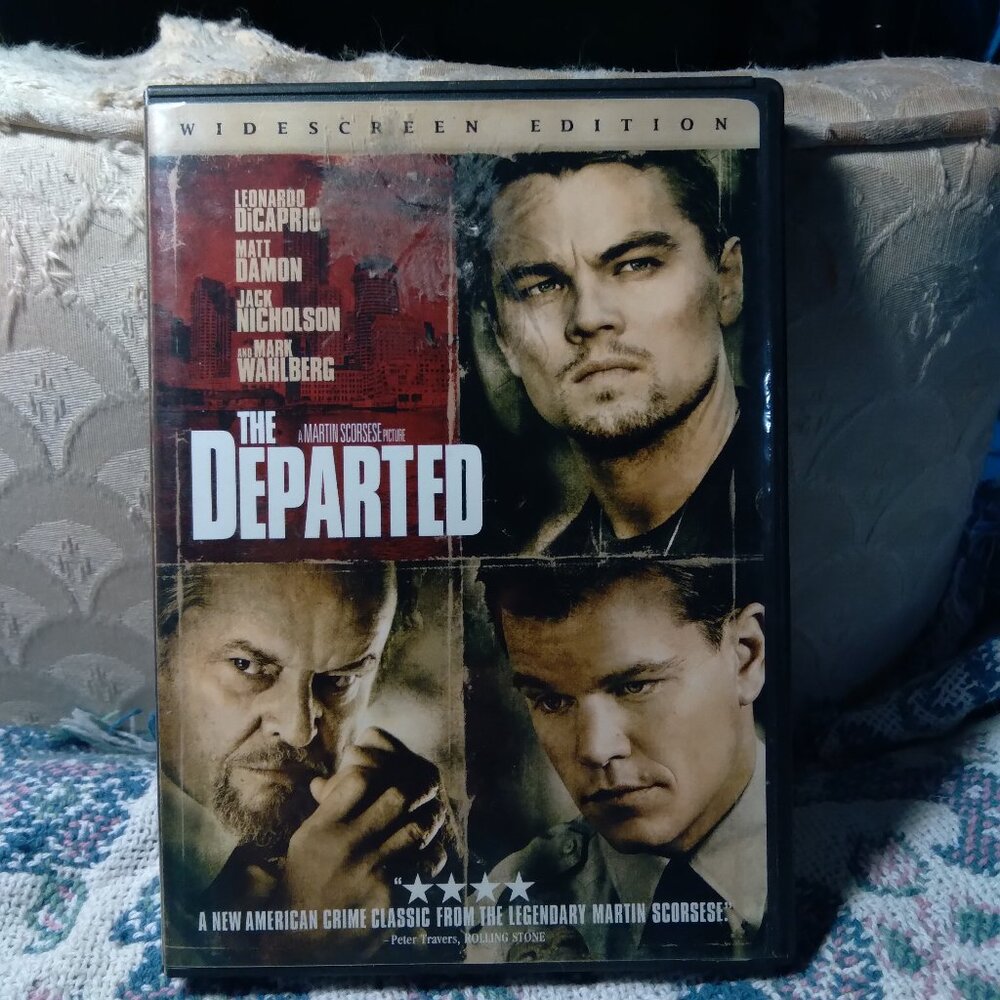 THE DEPARTED SCORSESE MOVIE DVD JACK NICHOLSON/LEONARDO DICAPRIO/MATT DAMON '07